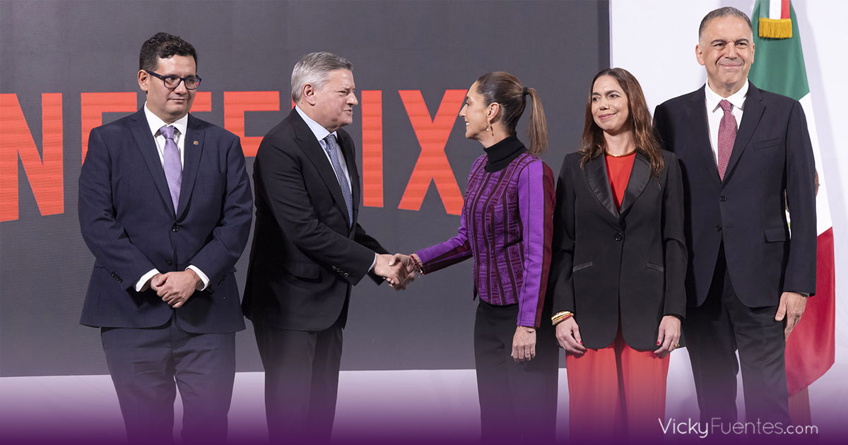 Netflix anuncia inversión de 1,000 millones de dólares para producir 20 películas y series al año en México