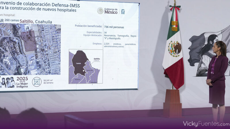 Claudia Sheinbaum anuncia la construcción de siete hospitales del IMSS para 2.9 millones de personas