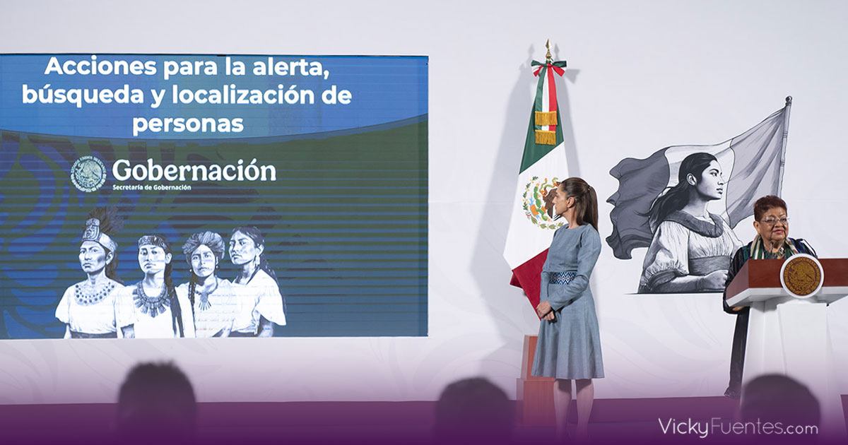 Claudia Sheinbaum presenta reformas para fortalecer la búsqueda de personas desaparecidas en México