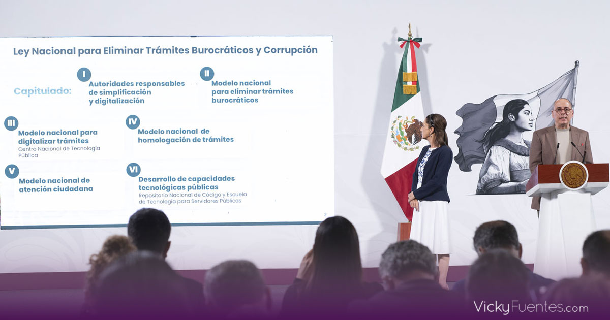 Claudia Sheinbaum envía al Congreso ley para eliminar trámites y digitalizar servicios