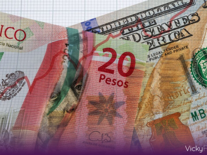 El peso mexicano retrocede y supera los 17.40 por dólar por tensión global
