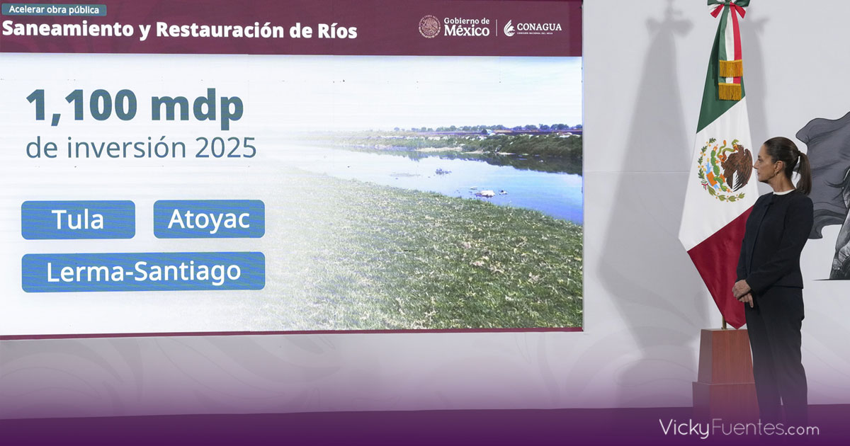 México destina 30 mil mdp en 2025 para proyectos hídricos clave