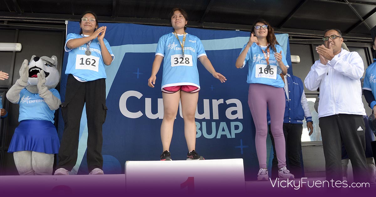 BUAP conmemora el Día de la Enfermería con carrera de 3 kilómetros en Ciudad Universitaria