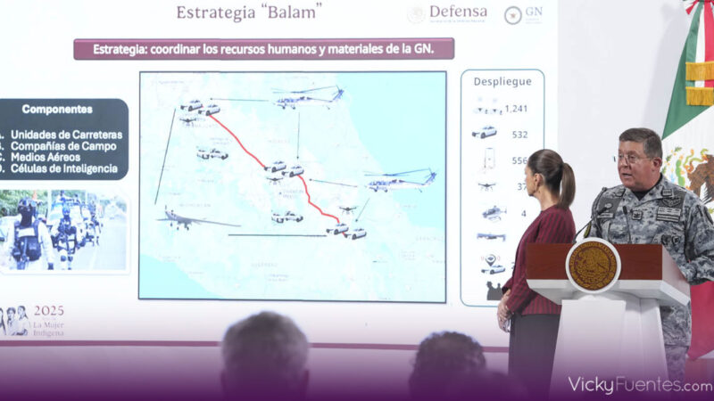Claudia Sheinbaum reporta más de 21 mil detenidos y 157 toneladas de droga incautada