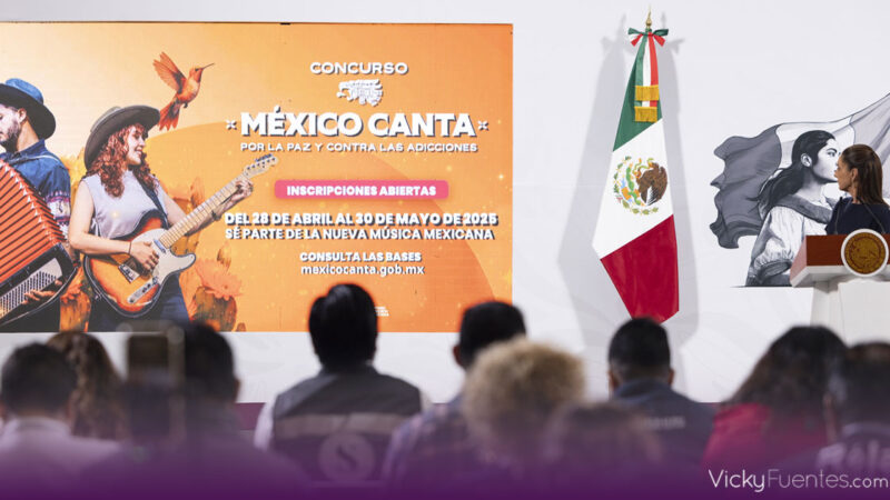 Más de 10 mil jóvenes se inscriben al concurso México Canta por la Paz 2025; las inscripciones cierran el 30 de mayo