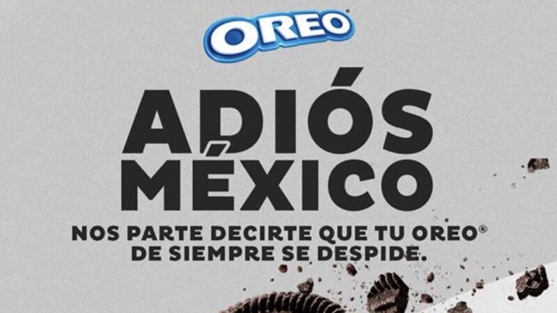 Oreo simula salida de México y desata confusión entre consumidores
