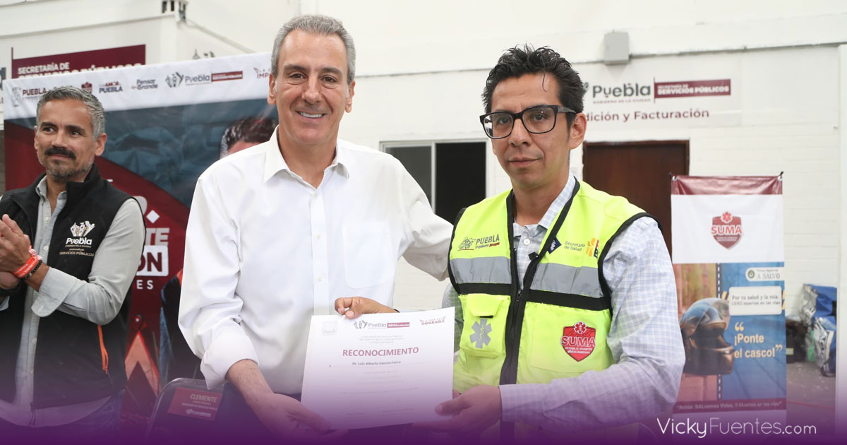 Pepe Chedraui encabeza curso de primeros auxilios para personal de Servicios Públicos en Puebla