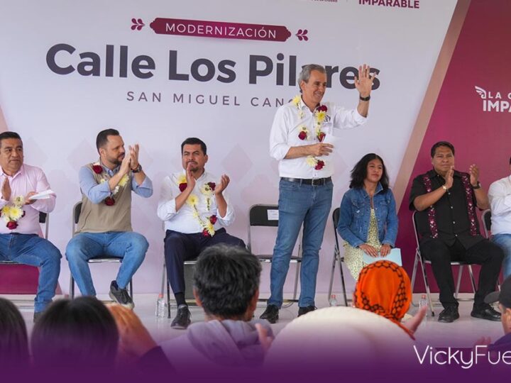 Pepe Chedraui inaugura modernización de calle Los Pilares en San Miguel Canoa