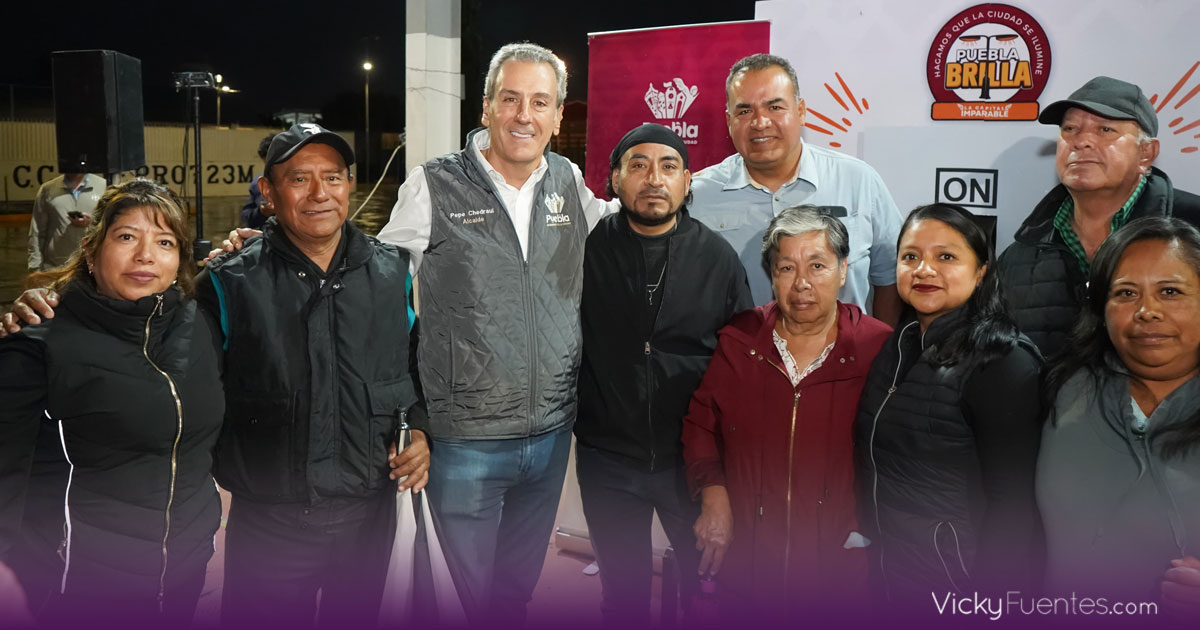Pepe Chedraui transforma Agua Santa con 354 nuevas luminarias LED