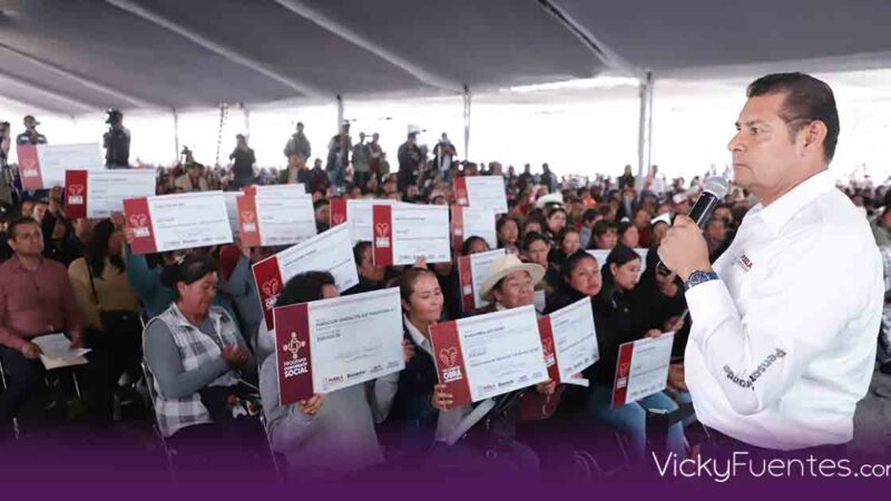 Gobierno de Puebla entrega más de 9 mdp para obras comunitarias en 44 localidades