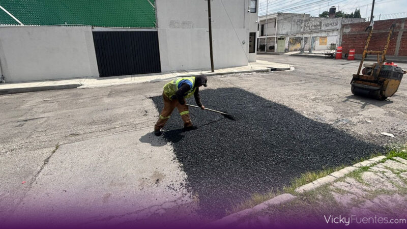 Avanza campaña Bacheando Puebla: más de 59 mil baches reparados