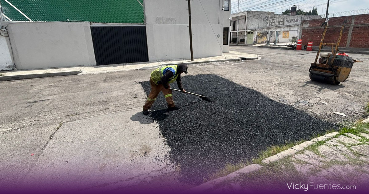 Avanza campaña Bacheando Puebla: más de 59 mil baches reparados