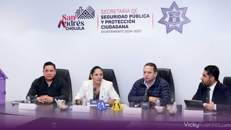 Disminuyen delitos en San Andrés Cholula: 10% menos denuncias en mayo