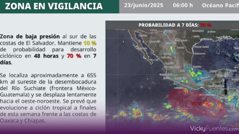 Flossie podría convertirse en ciclón tropical y provocar lluvias intensas en el sur y centro de México