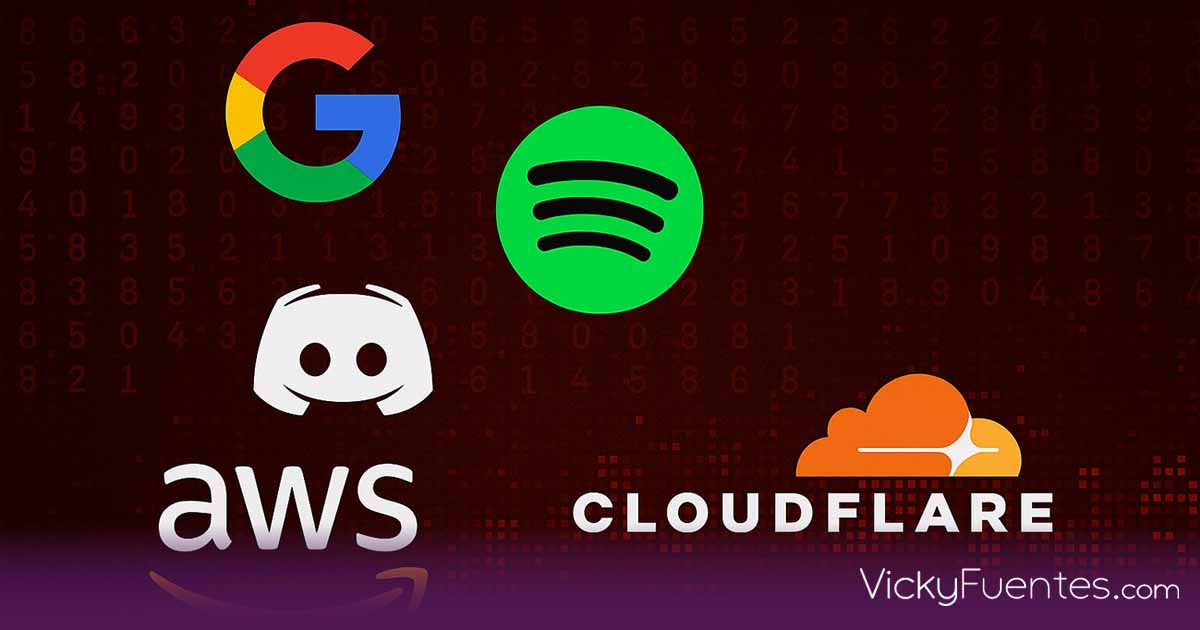Hackeo masivo afecta a Google, Spotify, Discord y más de 40 plataformas