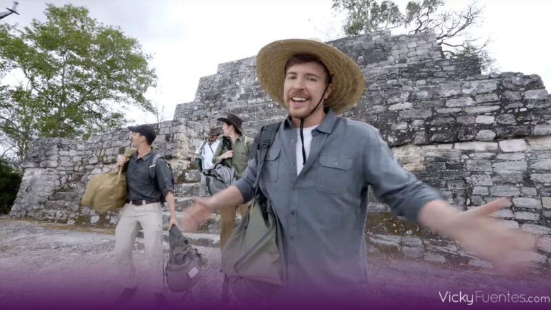 INAH abre proceso legal contra MrBeast por grabaciones en zonas arqueológicas