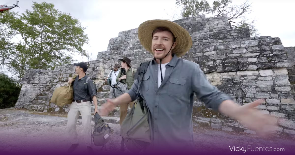 INAH abre proceso legal contra MrBeast por grabaciones en zonas arqueológicas