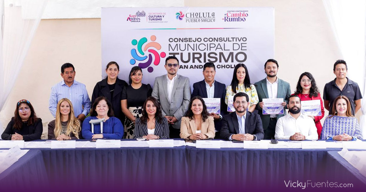 Lupita Cuautle instala consejo turístico para proyectar a San Andrés Cholula como destino nacional