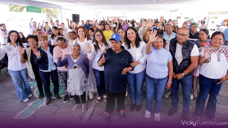 Lupita Cuautle lleva jornada de servicios municipales a San Rafael Comac