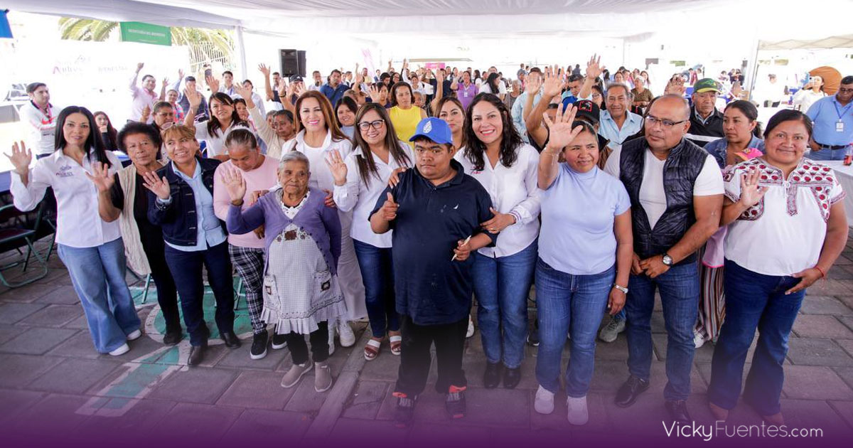 Lupita Cuautle lleva jornada de servicios municipales a San Rafael Comac