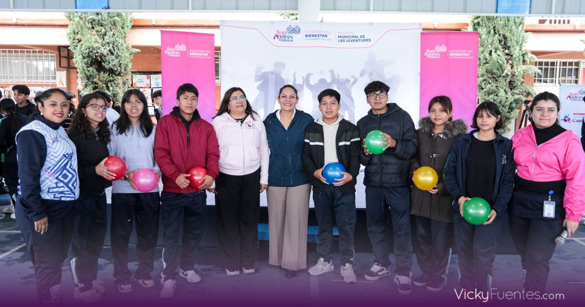 Refuerza San Andrés Cholula prevención juvenil con jornada en bachillerato