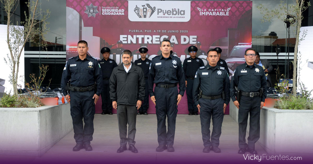SSC Puebla entrega nuevos uniformes a policías para mejorar identidad y confianza