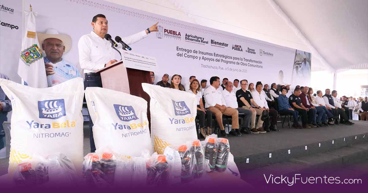 Desarrollo comunitario y agrícola, prioridad del gobierno de Puebla