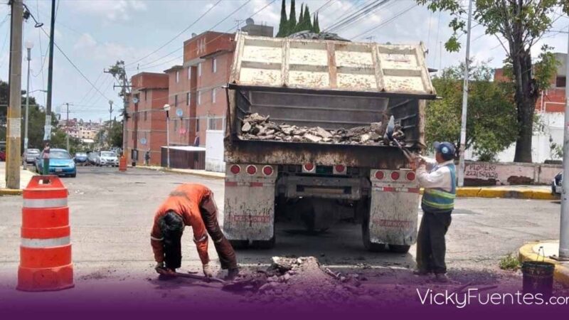 Realizan operativo con 25 cuadrillas para tapar baches en Puebla capital