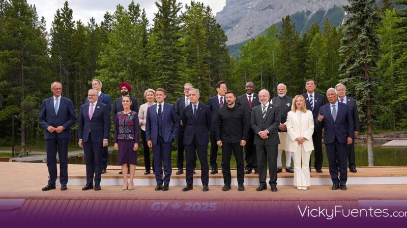 Claudia Sheinbaum y Donald Trump sostienen diálogo tras cumbre del G7 en Canadá