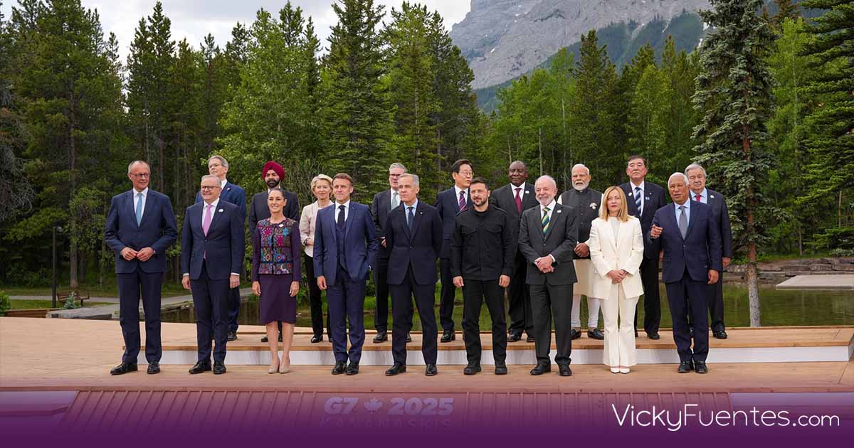 Claudia Sheinbaum y Donald Trump sostienen diálogo tras cumbre del G7 en Canadá
