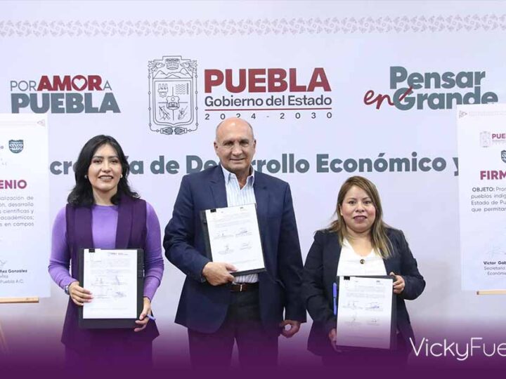 Puebla impulsa el desarrollo económico indígena con convenios de tecnología e investigación