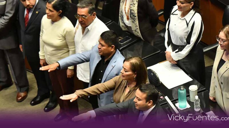 Erasmo Catarino asume como senador tras suplir a Melgar Bravo