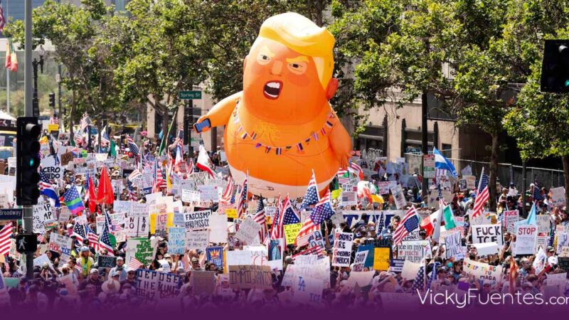 Desfile militar de Trump desata protestas y ocurre tras asesinato político