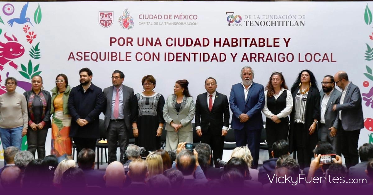 CDMX lanza índice de renta razonable y plan de 14 acciones para frenar la gentrificación