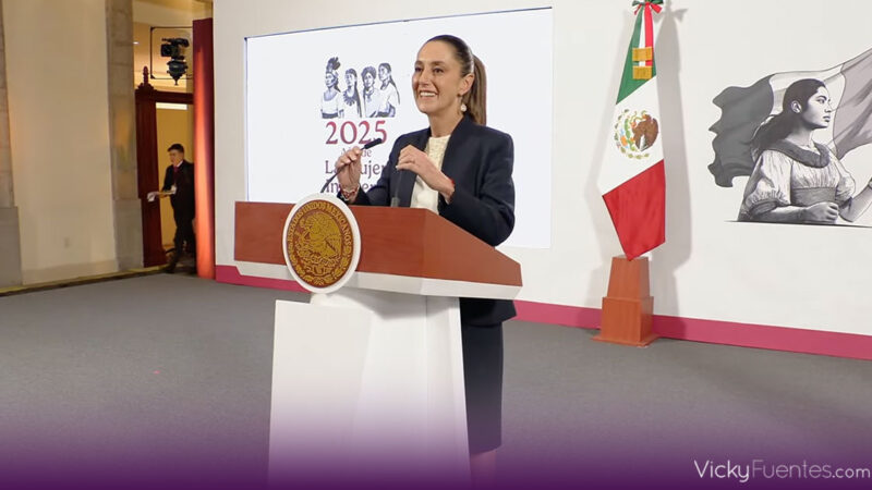 Claudia Sheinbaum celebra que FMI corrigió pronóstico y ve crecimiento en economía mexicana