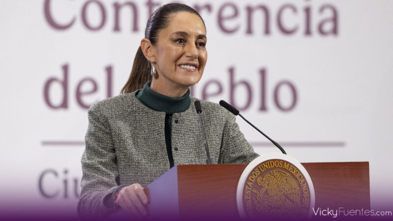 Claudia Sheinbaum critica plan fiscal de Estados Unidos por destinar 170,000 mdd a reforzar medidas contra migrantes