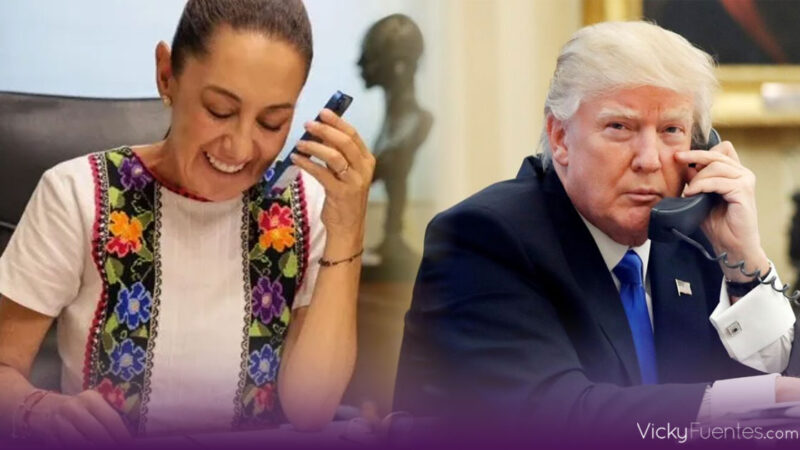 Claudia Sheinbaum y Donald Trump hablarán sobre aranceles a exportaciones mexicanas