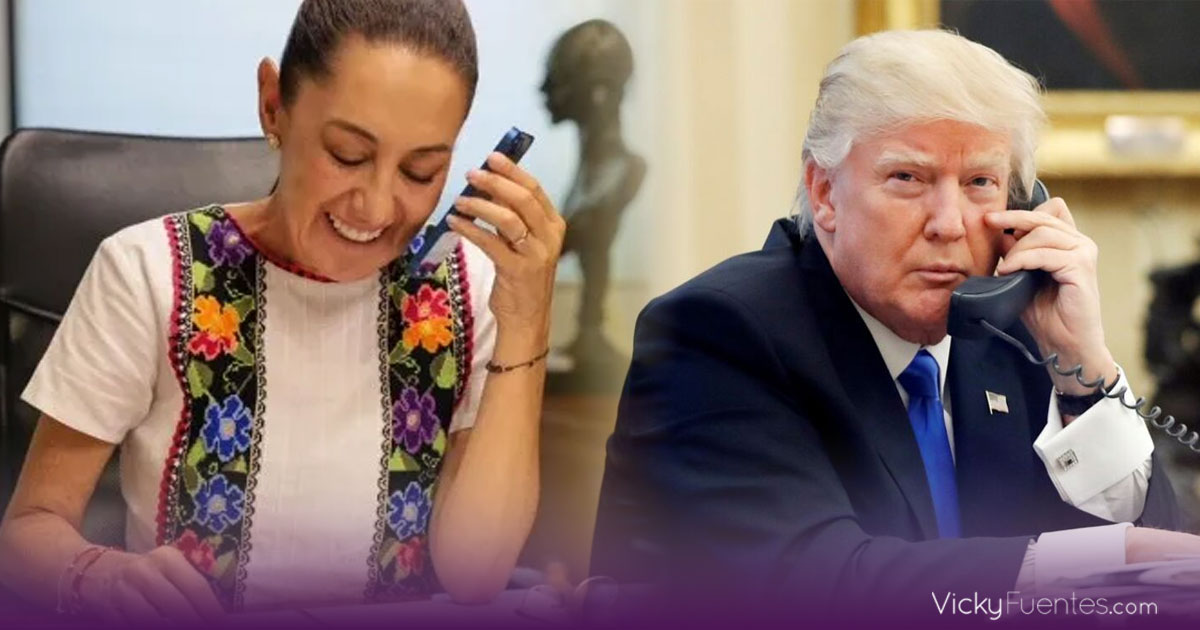 Claudia Sheinbaum y Donald Trump hablarán sobre aranceles a exportaciones mexicanas