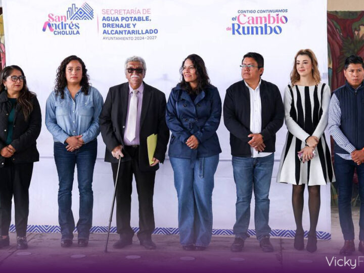 Entregan sistema de captación pluvial a primaria en San Andrés Cholula