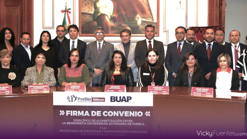Gobierno de Puebla y BUAP lanzan programa de alfabetización en zonas marginadas