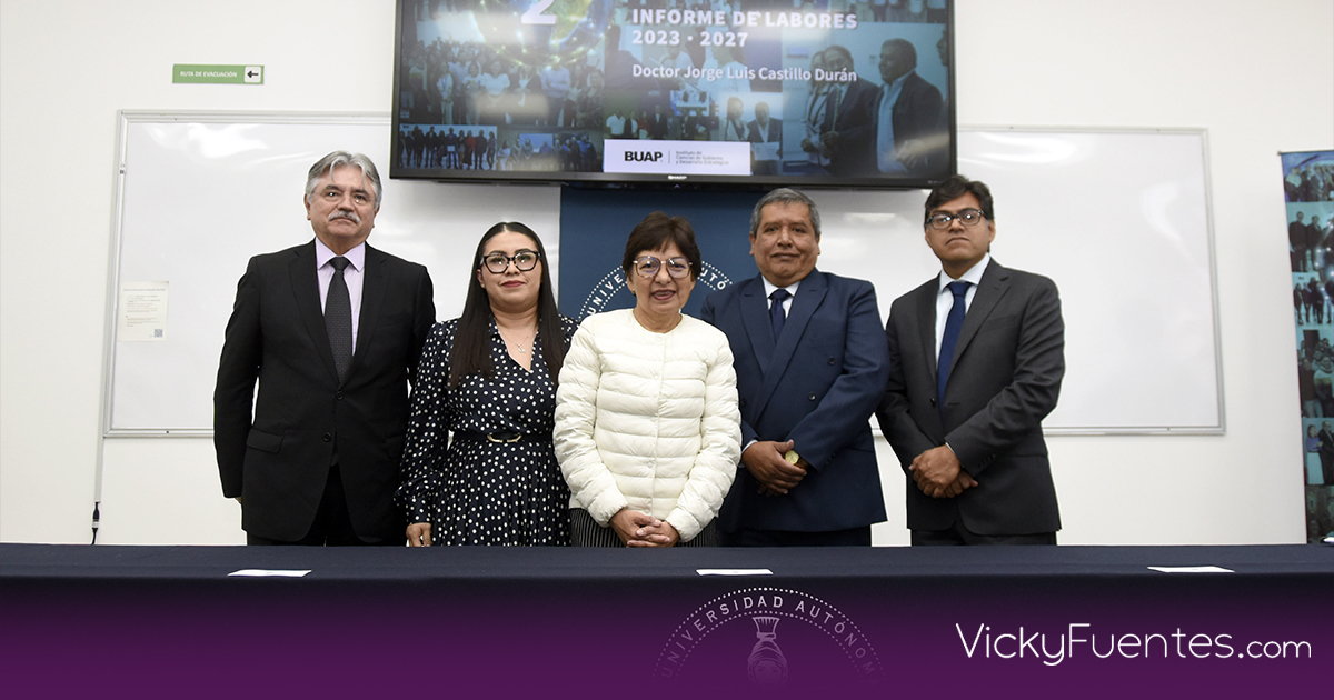 ICGDE BUAP impulsa investigación y posgrados en Segundo Informe