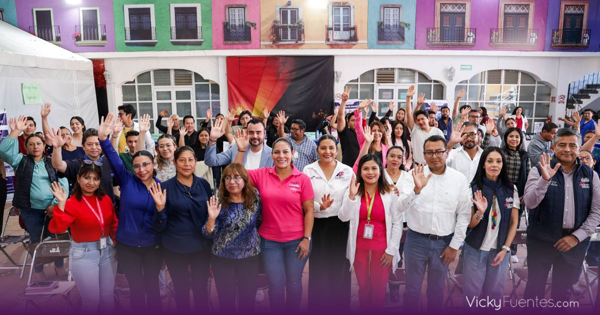 Lupita Cuautle encabeza jornada de salud preventiva en San Andrés Cholula