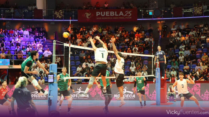 México inicia con victoria el Final Four de Voleibol NORCECA en Puebla
