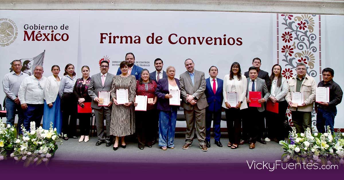Puebla firma convenio multisectorial para ampliar la capacitación laboral de bajo costo