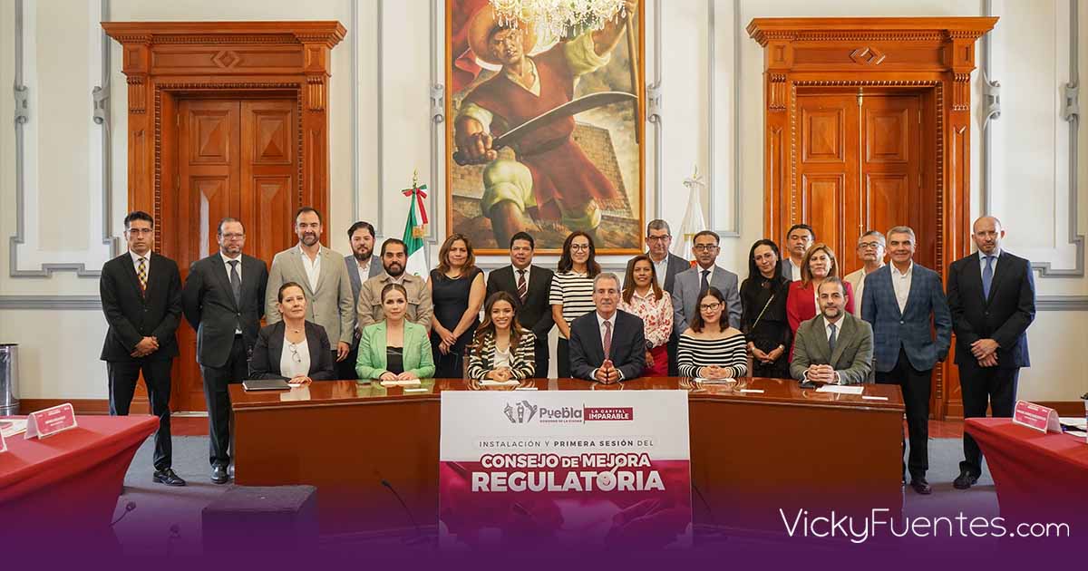 Puebla instala Consejo de Mejora Regulatoria para simplificar trámites y digitalizar servicios