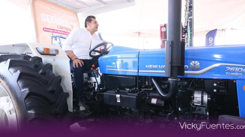 Puebla destina 29.5 mdp a maquinaria agrícola, insumos e indemnizaciones para fortalecer el campo poblano