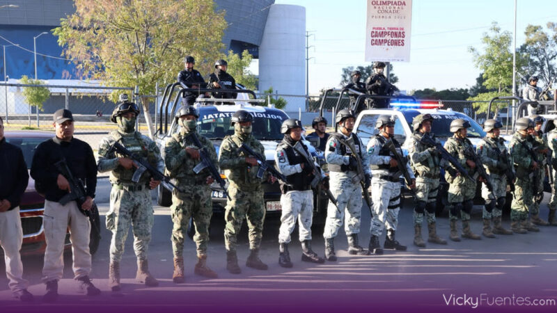 Refuerzan en Puebla operativo “Cero Robos” con despliegue de fuerzas federales