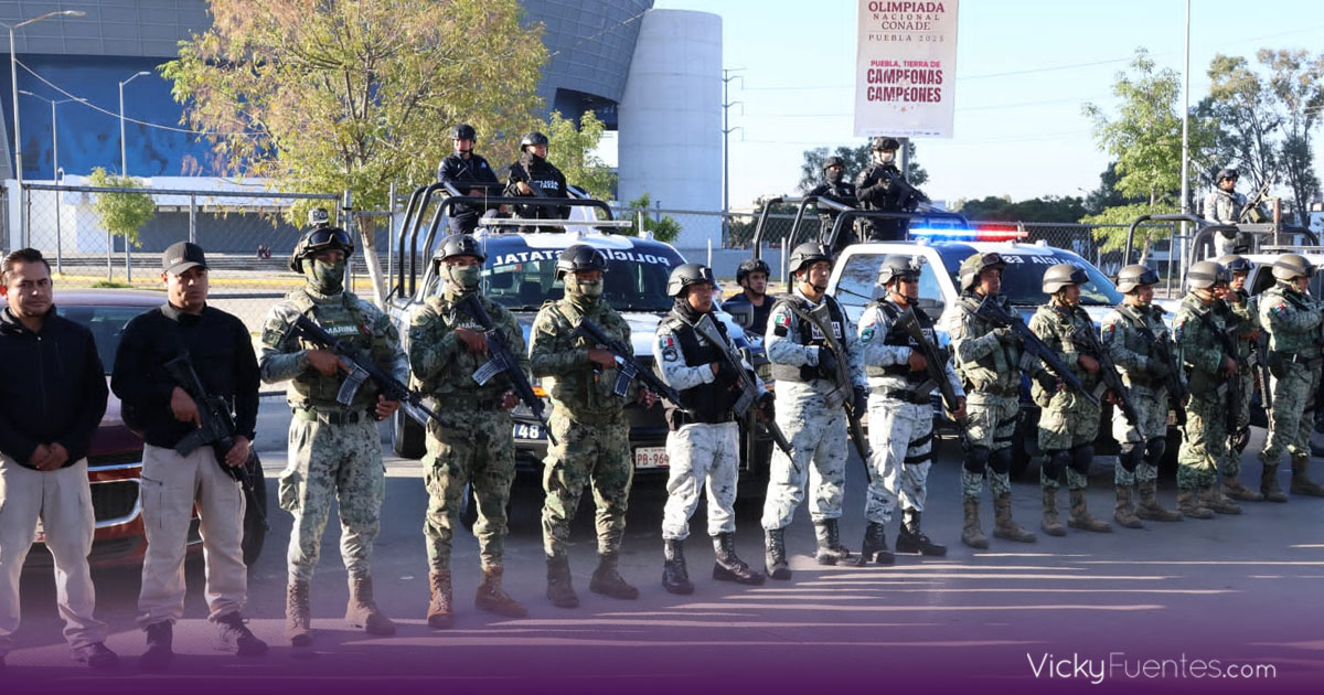 Refuerzan en Puebla operativo “Cero Robos” con despliegue de fuerzas federales