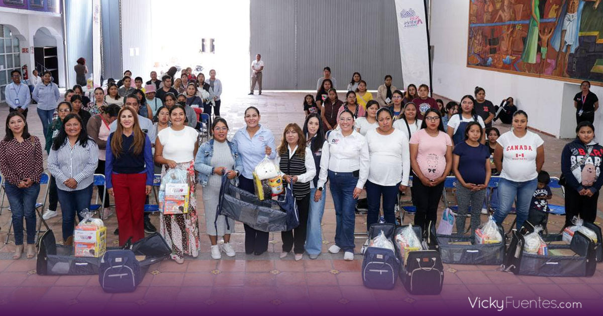 San Andrés Cholula apoya a 60 mujeres embarazadas con kits maternales y talleres