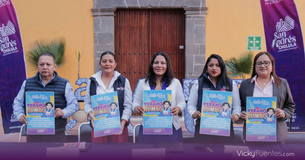 San Andrés Cholula lanza “Verano con Rumbo 2025” con talleres gratuitos para niñas, niños y jóvenes
